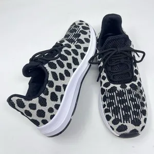 Athletic Works Women's Soft Running Athletic Sneaker 6.5 Black White thumbnail 11