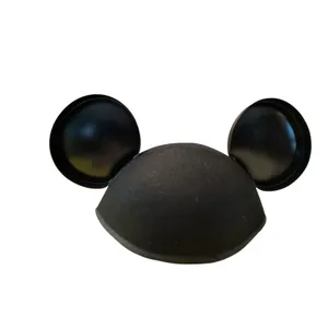 NWOT Walt Disney World Mickey Mouse Club House Classic Black Patch Ears Hat thumbnail 2