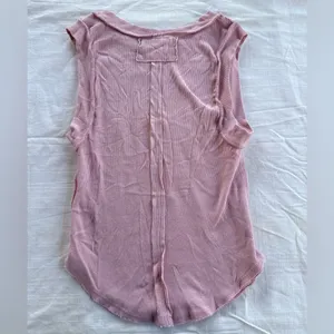 Free People Kate Tee Tank Top Pink Size Small thumbnail 5