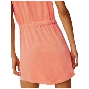 NEW BEYOND YOGA Out of Town Dress in Peach Blush NWT Terry Mini Dress Size XS thumbnail 3