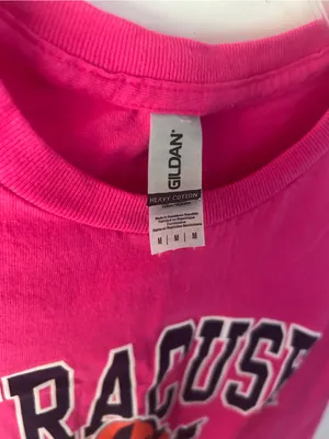 Gildan Hot Pink Syracuse University Otto Mascot Graphic Tee Sz M pink thumbnail 2