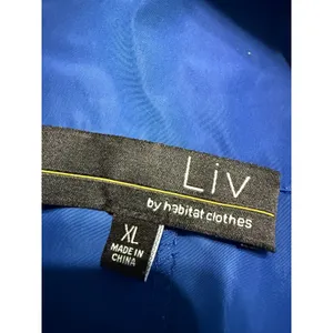 Liv by Habitat Clothes Blue Zip Front Funnel Neck Vest XL 100502‎ thumbnail 2