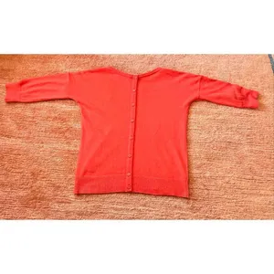 Ann Taylor Petite Merino Wool Cashmere Blend Sweater Coral SP thumbnail 5