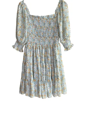 Baltic Born Azlyn Smocked Floral Short Dress thumbnail 4