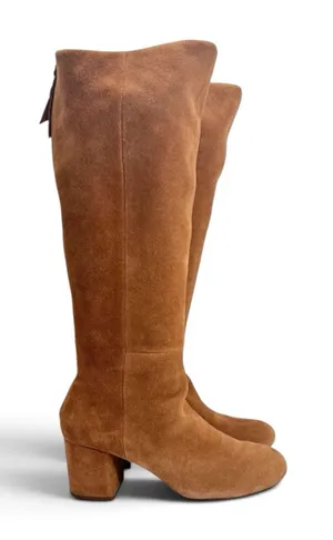 Splendid Danise Chestnut Suede Knee High Boots thumbnail 1