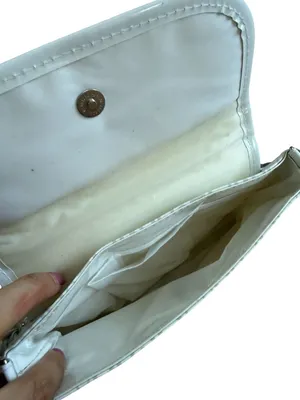 LIU JO White Silver Chain Mini Shoulder Bag thumbnail 2