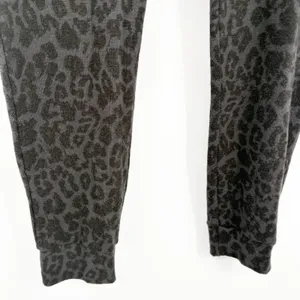 NWT LNA Womens Brushed Leopard Print Soft Cozy Sweatpants Jogger Pants Size S thumbnail 5