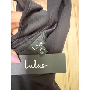 NWT Lulus All For The Romance Black Backless Mermaid Maxi Dress Whimsigoth Sz XS thumbnail 7