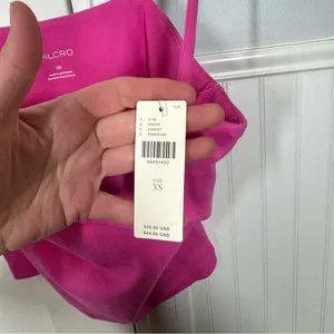 Anthropologie Pilcro Foldover Cami Tank Top in Pink Size XS‎ NWT summer spring thumbnail 4