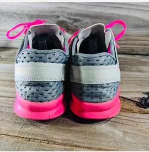 Nike Womens Pink Running Shoes 629496-061 Pink Mesh Sport Lace Up 8.5 thumbnail 2