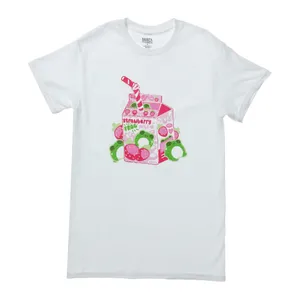 Strawberry Frog Milk Graphic Tee White Size M thumbnail 1