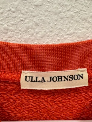Ulla Johnson Landry Orange (Chili ) Puff Sleeve Cotton Fall Mini Dress Small thumbnail 5