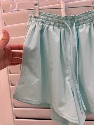Lululemon Hotty Hot High Rise Shorts Size 2 Mint Blue thumbnail 2