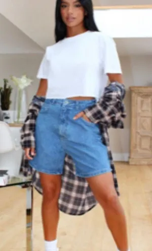Pretty Little Thing Denim Shorts thumbnail 5
