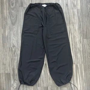 SNDYS. Paloma Pant Black Size US 6 AU / UK 10 Cargo Parachute Drawstring thumbnail 2