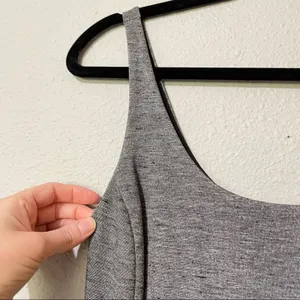 Wilfred Aritzia Grey Sleeveless Skater Mini Dress Womens 0 Babydoll Twee Fall thumbnail 5