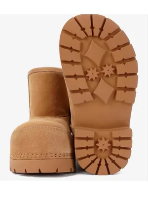 NEW Vegan Suede Platform Winter Snow Boots Ankle Cozy Fur Lined Waterproof 8 thumbnail 8
