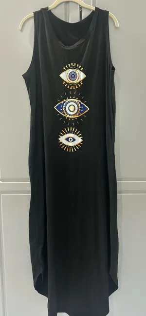 Amazon Maxi evil eye dress thumbnail 1