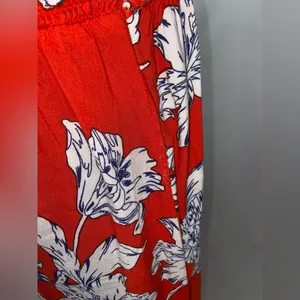 Maxi Dress Red Japna Medium Racerback Red+ White Flowers thumbnail 9