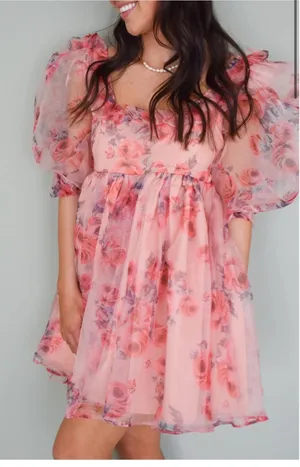 Boutique Mable Mini Dress Pink thumbnail 5