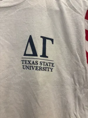 Delta Gamma DG Texas State Anchor Splash T-Shirt thumbnail 2
