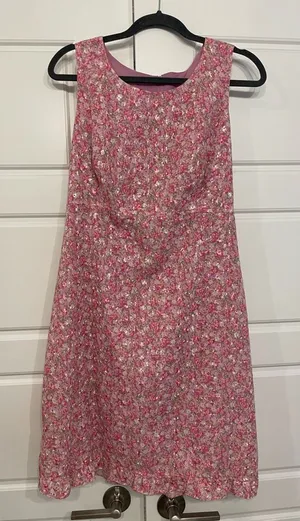 Pink Sundress with Embroidered Detail thumbnail 1