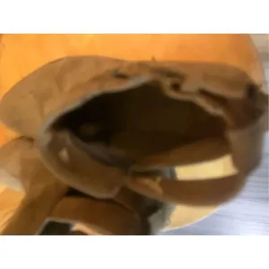 Avanti"Zoey"Brown Faux Suede Heel Belted Buckle Ankle Booties Shoes Women's SZ 7 thumbnail 6