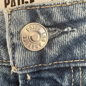 Paige Leenah Ankle Wide Leg Jeans Allegro Blue Distressed Raw Hem 25 NWOT thumbnail 5