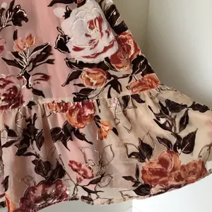 Composed Beauty Blush Pink Burnout Velvet Floral Midi Dress, NWT thumbnail 12