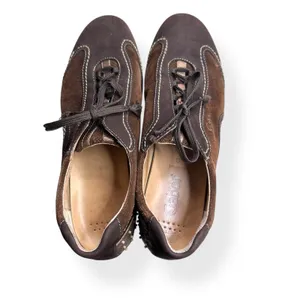 Gabor Comfort‎ Suede Leather Lace Up Sneakers Brown 8.5 UK 10.5 US Wide Utility thumbnail 8