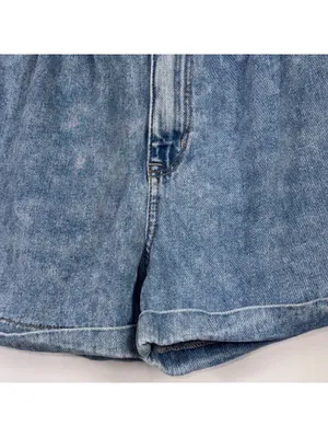 American Eagle Mom Shorts Size 4 High Rise Denim thumbnail 3