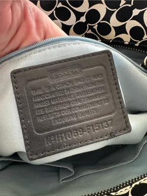 COACH Chelsea Signature Heritage Leather Tote thumbnail 9
