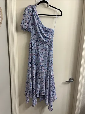 ASTR Santorini One Shoulder Midi Dress Small thumbnail 8