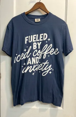 Comfort Colors T-Shirt Blue Short Sleeve thumbnail 1