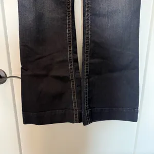 BKE Brie Flared Bootcut Trouser Style Jean Dark Wash Sequin Detail High Waist 28 thumbnail 3