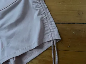 Forever 21 pink shorts medium tight tie sides thumbnail 2