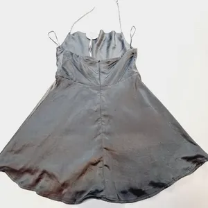MORE TO COME Talia Diamond Dress in Grey Medium thumbnail 10