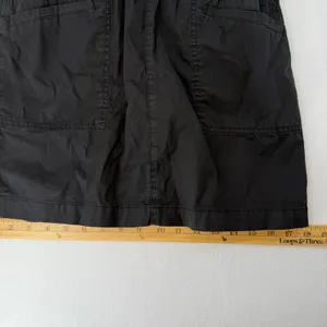 PISTOLA Rosie Black Utility Mini Shirt Dress Snap Front Elastic Waist Size XS thumbnail 10