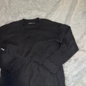 Abercrombie & Fitch Long Sleeve Gray Henley size Small thumbnail 1