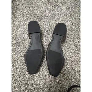 Old Navy Deep Brown Croc-Embossed Square-Toe d'Orsay Flats 8 thumbnail 3