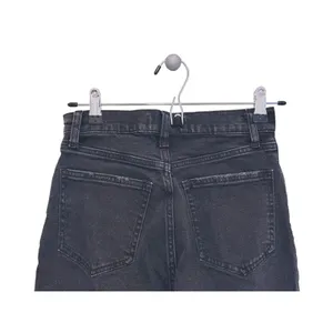 Abercrombie Womens Ankle Straight Ultra High Rise Jeans Size 0 (25) Black Denim thumbnail 6