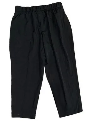 Old Navy Drawstring Black Pants Women’s Large thumbnail 1