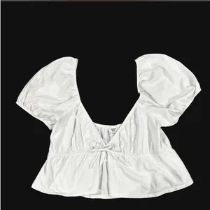 Sunday Best Aritzia Kaia Puff Sleeve Peplum Top thumbnail 2