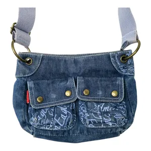 Vintage Y2K American Eagle Denim Purse thumbnail 5
