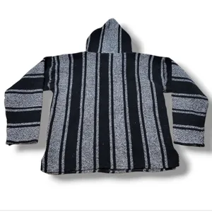 Maco Baja Sweater Size Large L Baja Hoodie Mexican Style Hoodie Drug Rug Sweater Unisex Hoodie thumbnail 4