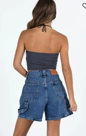 Princess Polly Utility Jean Shorts thumbnail 2