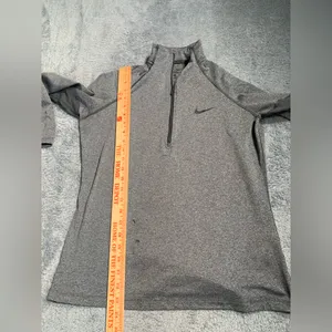 Nike dri-fit Quarter-Zip Pullover medium gray thumbnail 8