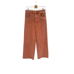 Free‎ People Wales Wide Leg Jeans Terracotta High Rise Brick Red Size 29 thumbnail 3