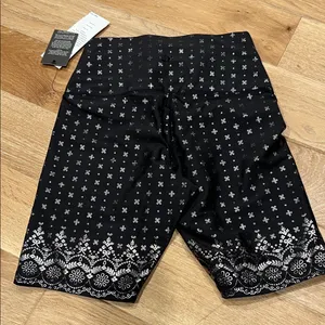 Glyder Black and silver  Patterned‎ Bike Shorts medium thumbnail 1