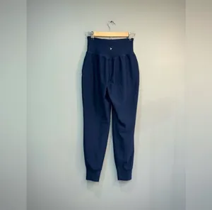 Navy Old Navy High-Rise Joggers Size S EUC thumbnail 2